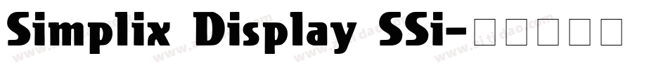 Simplix Display SSi字体转换